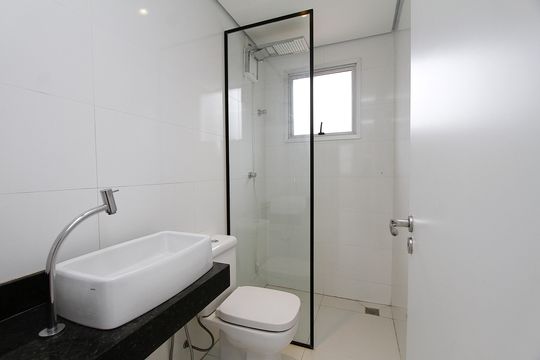 Banheiro Social de apartamento para alugar com 2 quartos, 50m² em Prado, Belo Horizonte