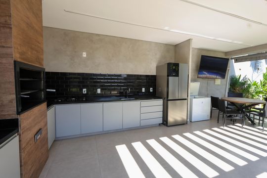 Área comum - Churrasqueira de apartamento para alugar com 2 quartos, 52m² em Buritis, Belo Horizonte