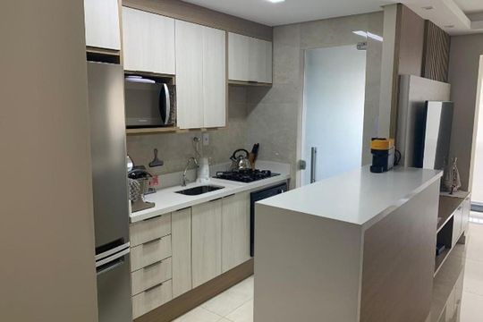 Cozinha de apartamento à venda com 2 quartos, 60m² em Ferreira, São Paulo