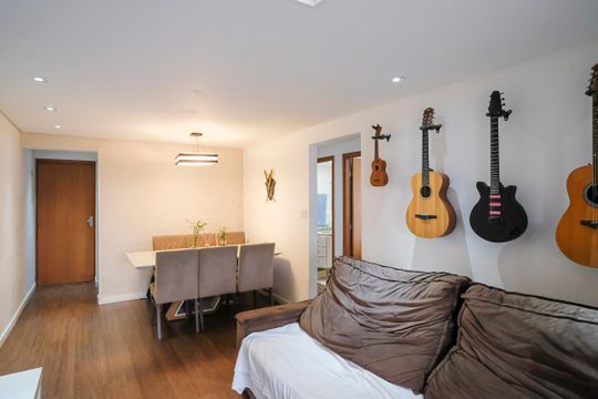 Sala de apartamento para alugar com 3 quartos, 86m² em Santa Maria, São Caetano do Sul