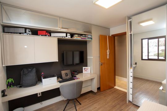 Quarto 2 de apartamento à venda com 3 quartos, 204m² em Amazonas, Contagem