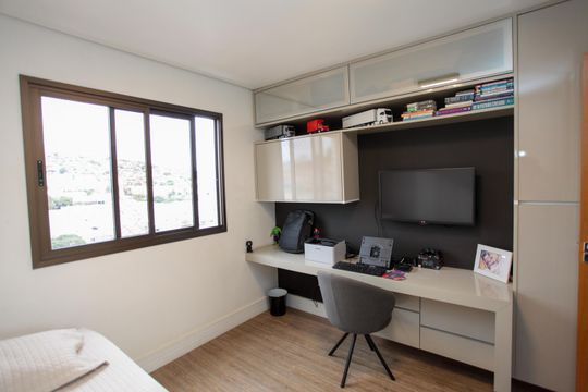 Quarto 2 de apartamento à venda com 3 quartos, 204m² em Amazonas, Contagem