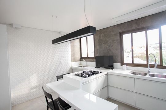 Cozinha e Área de Serviço de apartamento à venda com 3 quartos, 204m² em Amazonas, Contagem