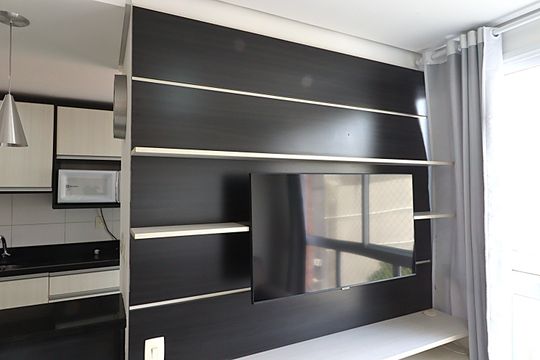 Sala de apartamento para alugar com 1 quarto, 41m² em Petrópolis, Porto Alegre