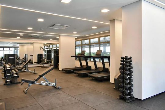 Área comum - Academia de kitnet/studio para alugar com 1 quarto, 27m² em Vila Clementino, São Paulo