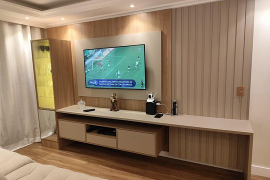 Sala de apartamento à venda com 2 quartos, 75m² em Vila Graff, Jundiaí