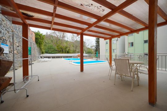 Área comum - Piscina de apartamento para alugar com 3 quartos, 94m² em Córrego Grande, Florianópolis