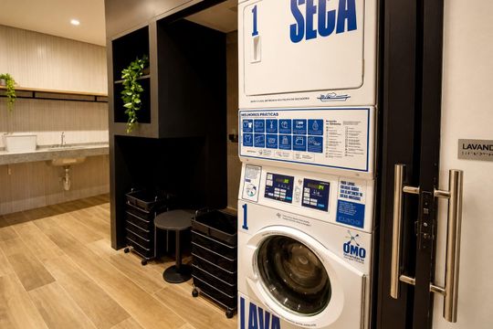 Lavandeira de apartamento à venda com 1 quarto, 27m² em Bela Vista, São Paulo