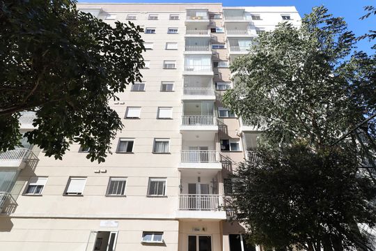 Fachada do bloco de apartamento para alugar com 3 quartos, 65m² em Interlagos, São Paulo
