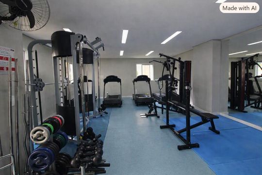 Área comum - Academia de apartamento para alugar com 3 quartos, 65m² em Interlagos, São Paulo