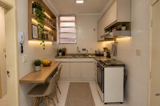 Cozinha de apartamento para alugar com 2 quartos, 80m² em Cachambi, Rio de Janeiro