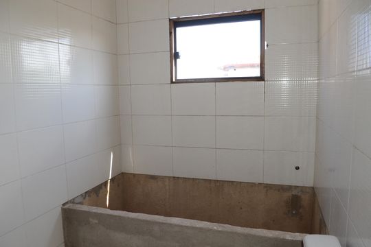 Banheiro da Suíte de casa à venda com 3 quartos, 153m² em Vitoria, Belo Horizonte