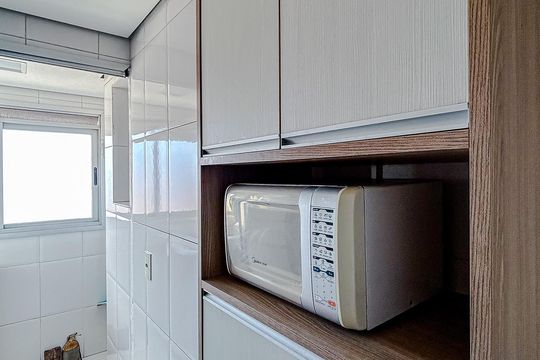 Cozinha de apartamento para alugar com 2 quartos, 56m² em Vila Esperança, São Paulo