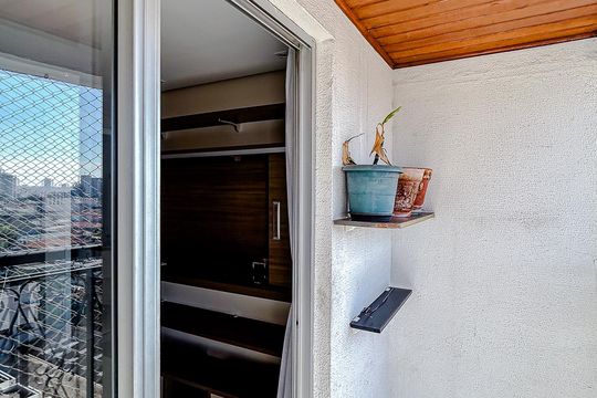 Varanda de apartamento para alugar com 2 quartos, 56m² em Vila Esperança, São Paulo