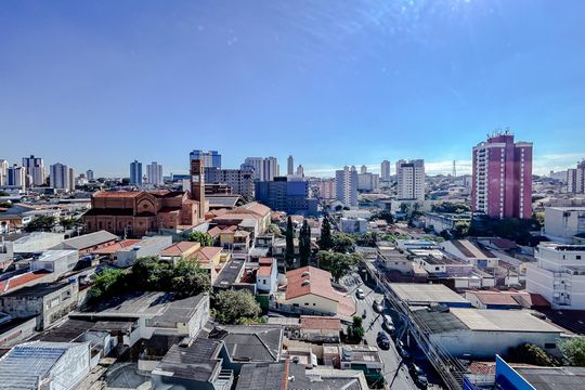 Vista do Quarto 2 de apartamento para alugar com 2 quartos, 56m² em Vila Esperança, São Paulo