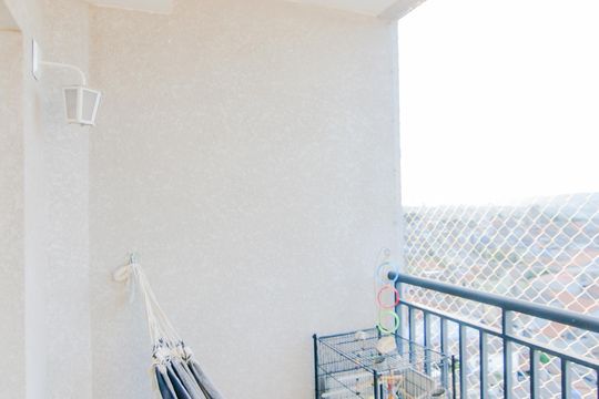 Varanda da Sala de apartamento à venda com 2 quartos, 60m² em Ponte Grande, Guarulhos