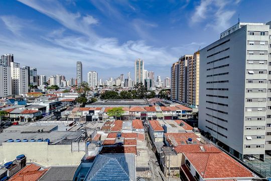Vista da Suíte 3 de apartamento para alugar com 3 quartos, 114m² em Vila Gomes Cardim, São Paulo