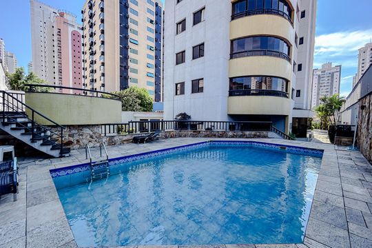 Área comum - Piscina de apartamento para alugar com 3 quartos, 114m² em Vila Gomes Cardim, São Paulo