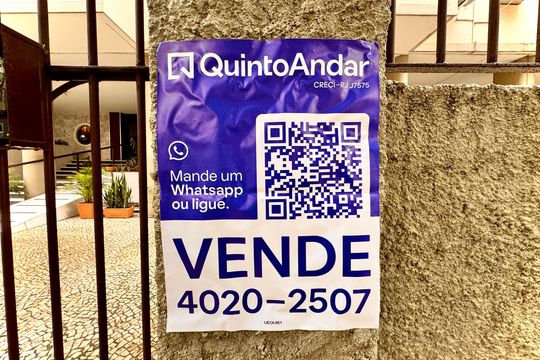 Placa de apartamento à venda com 2 quartos, 63m² em Flamengo, Rio de Janeiro