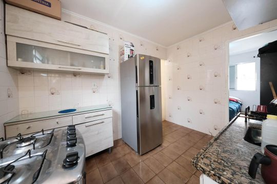 Cozinha e Área de Serviço de apartamento à venda com 3 quartos, 52m² em Artur Alvim, São Paulo