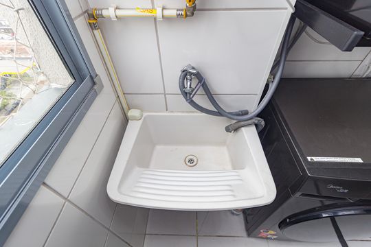 Detalhe - Área de Serviço de apartamento para alugar com 1 quarto, 35m² em Mooca, São Paulo