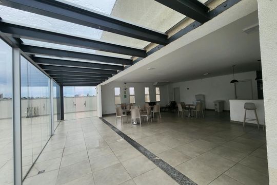 Área externa de apartamento para alugar com 2 quartos, 55m² em Tijuca, Contagem