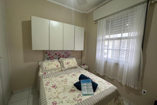 Quarto de apartamento para alugar com 1 quarto, 29m² em Itararé, São Vicente