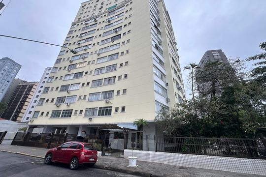 Fachada do Prédio de apartamento para alugar com 1 quarto, 29m² em Itararé, São Vicente