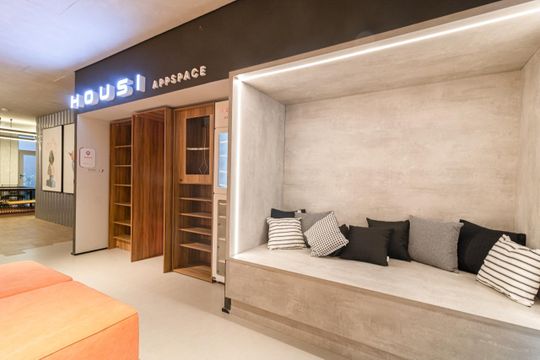 Área comum - Mega Lounge  de kitnet/studio para alugar com 1 quarto, 25m² em Indianópolis, São Paulo