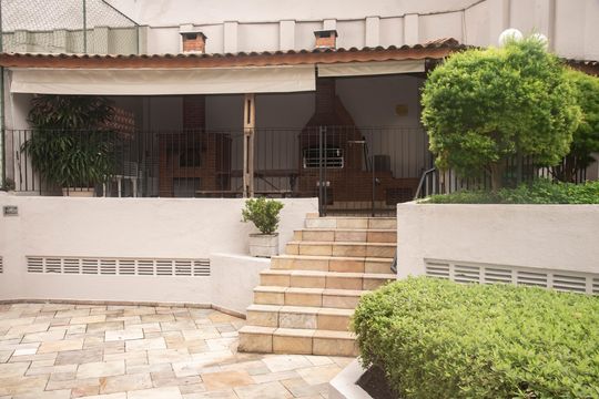 Área comum - Churrasqueira de apartamento para alugar com 1 quarto, 55m² em Chácara Inglesa, São Paulo