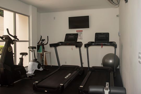 Área comum - Academia de apartamento para alugar com 1 quarto, 55m² em Chácara Inglesa, São Paulo