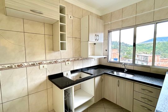 Cozinha de casa para alugar com 1 quarto, 50m² em Cabuçu Guarulho, Guarulhos