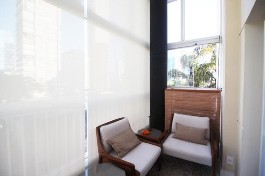 Varanda de apartamento para alugar com 1 quarto, 80m² em Vila Nova Conceição, São Paulo