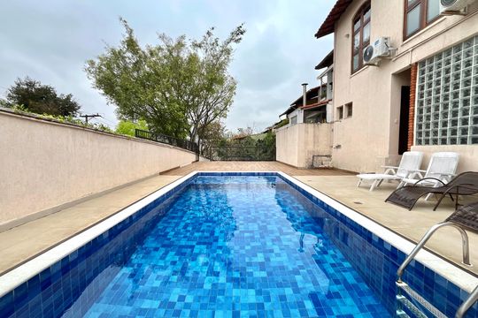 Área comum - Piscina de casa de condomínio à venda com 3 quartos, 192m² em Vila do Encontro, São Paulo