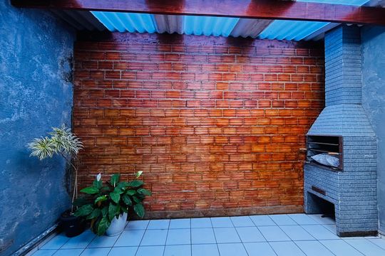 Área churrasqueira  de casa à venda com 2 quartos, 156m² em Vila Engenho Novo, Barueri