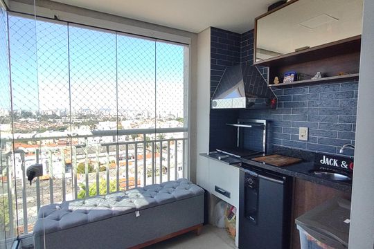 Varanda de apartamento para alugar com 2 quartos, 57m² em Santa Maria, São Caetano do Sul
