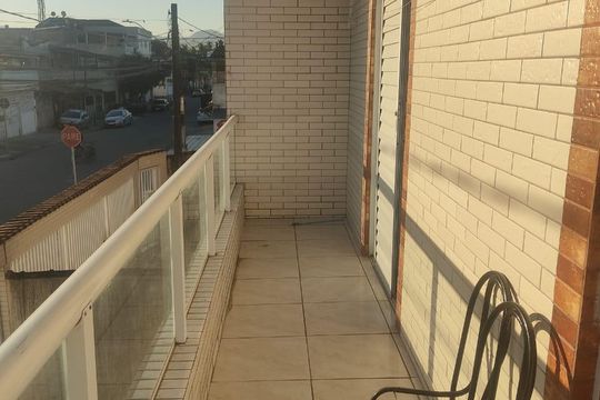 Varanda de casa de condomínio para alugar com 2 quartos, 53m² em Vila Sonia, Praia Grande