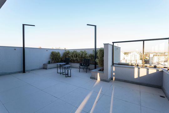 Área comum de apartamento para alugar com 1 quarto, 29m² em Indianópolis, São Paulo