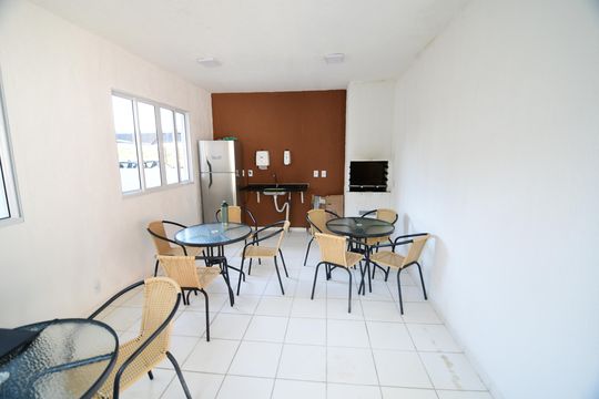 Área comum - Churrasqueira de apartamento para alugar com 2 quartos, 45m² em Jardim Boa Esperança, Campinas