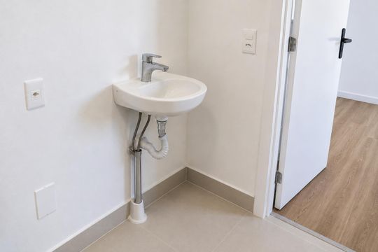 Banheiro de kitnet/studio à venda com 1 quarto, 40m² em Mooca, São Paulo