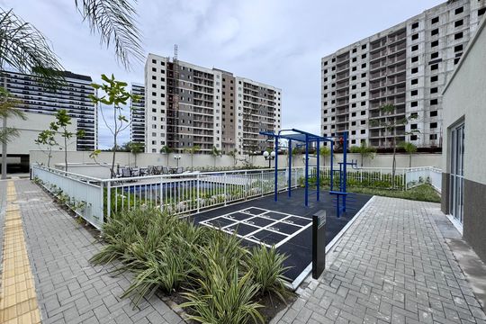 Área comum de apartamento para alugar com 2 quartos, 53m² em Barra Olímpica, Rio de Janeiro