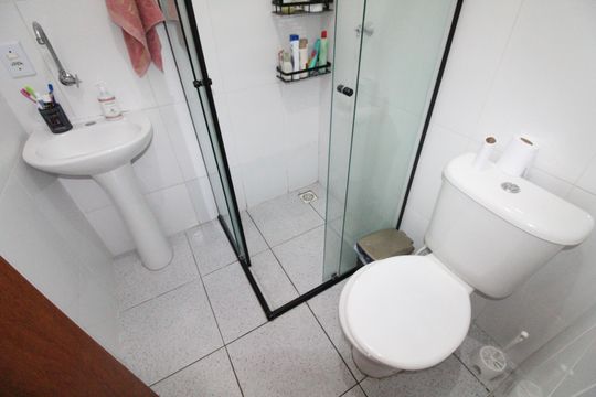 Banheiro de apartamento para alugar com 2 quartos, 46m² em Jardim Santa Ines I, São José dos Campos