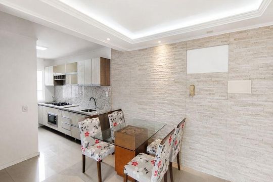Cozinha de apartamento para alugar com 2 quartos, 50m² em Vila Nova, Porto Alegre