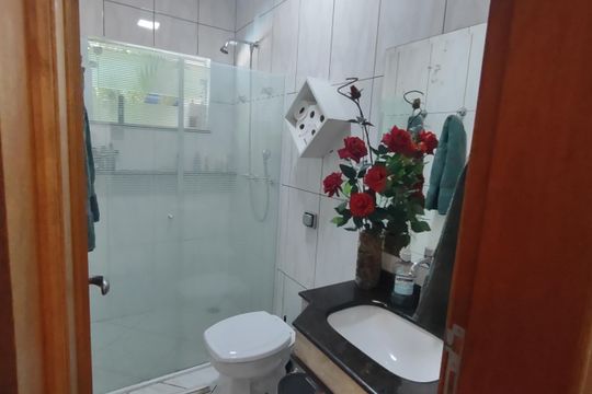 Banheiro da Suíte de casa para alugar com 4 quartos, 500m² em Santa Maria, São Caetano do Sul