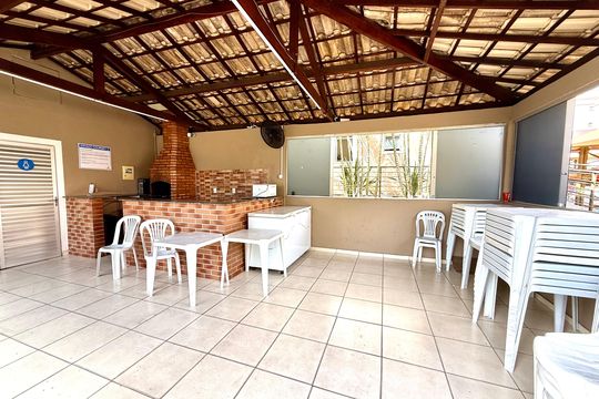 Área comum - Salão de festas de apartamento para alugar com 2 quartos, 45m² em Laranjeiras, Contagem