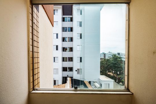 Varanda da Sala de apartamento à venda com 2 quartos, 67m² em Castelo, Belo Horizonte