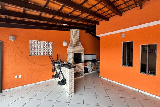 Churrasqueira de casa para alugar com 3 quartos, 140m² em Recanto Arco Verde, Cotia