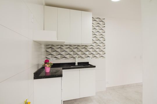 Cozinha e Área de Serviço de apartamento para alugar com 2 quartos, 47m² em Vila Santa Isabel, São Paulo