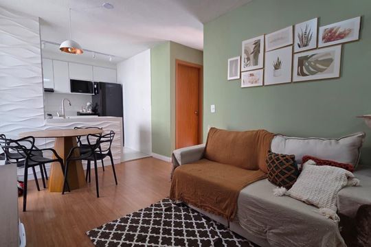 Sala de apartamento para alugar com 2 quartos, 40m² em Jardim Europa, Suzano