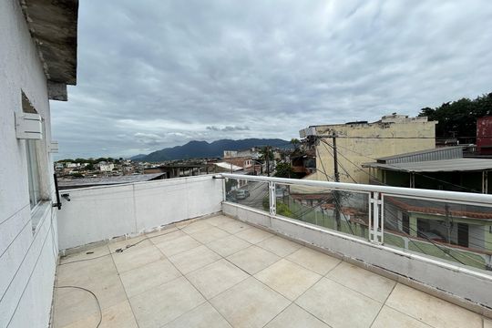Terraço de casa para alugar com 2 quartos, 100m² em Anchieta, Nilópolis